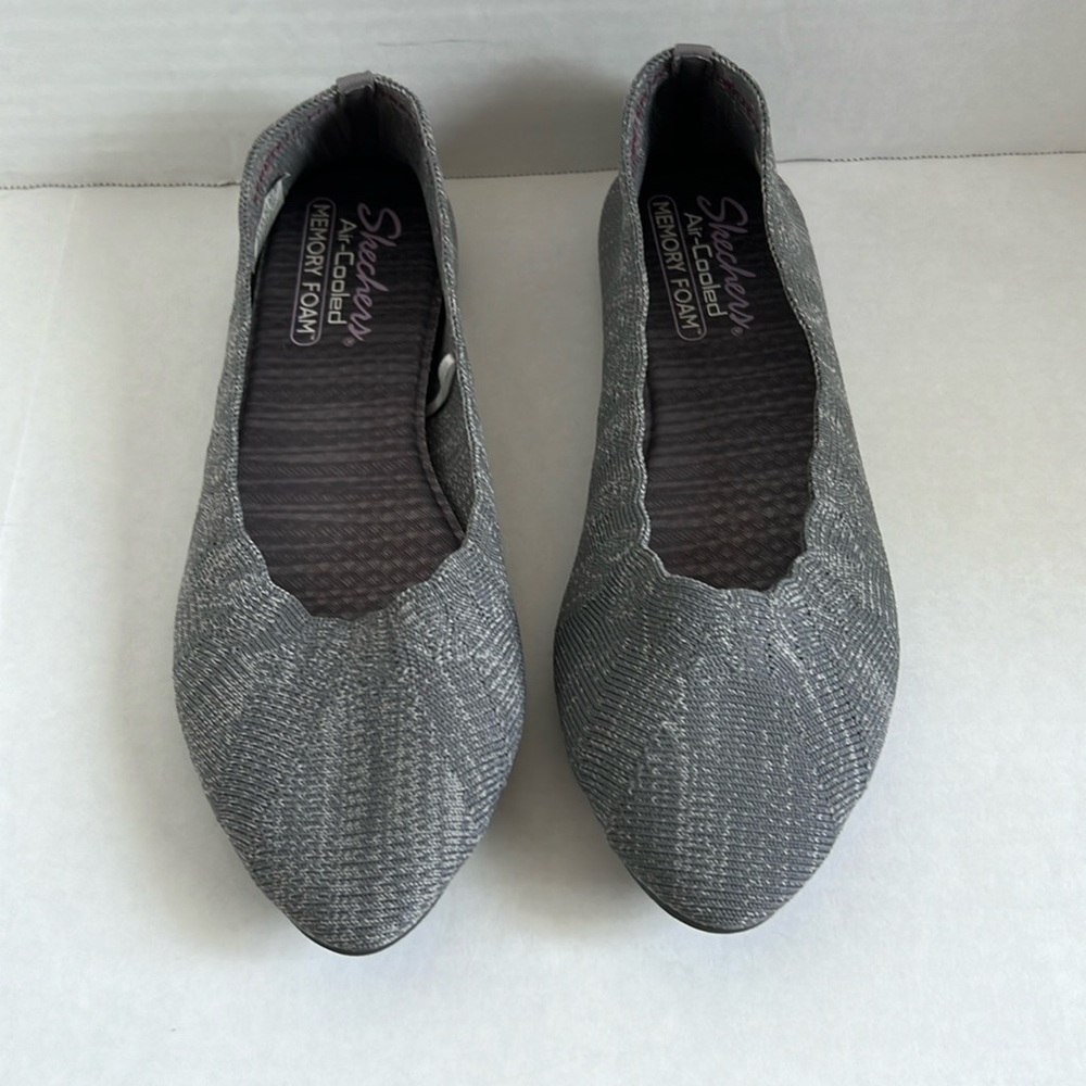 Skechers Women's Gray Cleo Bewitch Ballet Flat - 8.5 - NWOT